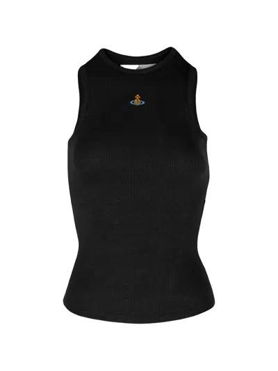 Vivienne Westwood 90s Vest Rib Jersey Black Xs Unisex