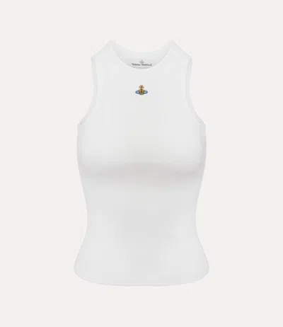 Vivienne Westwood 90s Style Vest In White