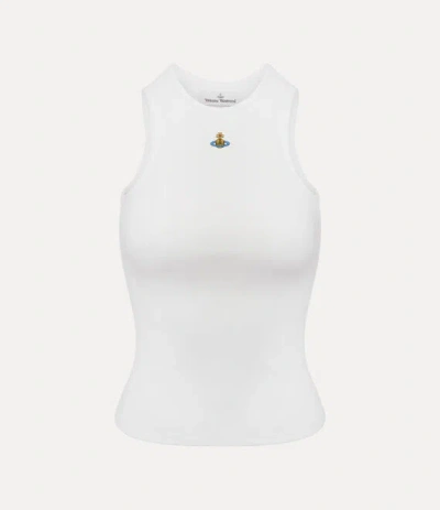 Vivienne Westwood 90s Vest Rib Jersey White M Unisex