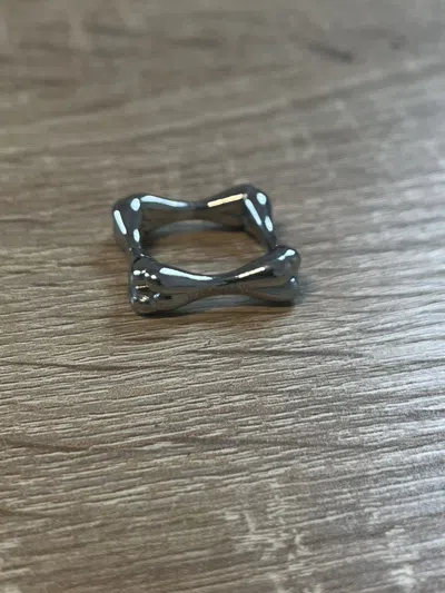 Pre-owned Vivienne Westwood 925 Bone Ring In Silver