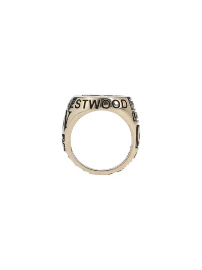 Vivienne Westwood 925 Sterling Silver Pendant Necklace In Gold