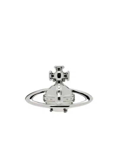 Vivienne Westwood A Single Suzon Earring In White