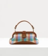 Vivienne Westwood Abbey Phone Bag Woven Check Multi One Size Women In Multi