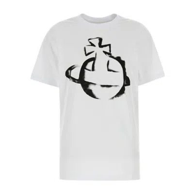 Vivienne Westwood Abstract Graphic Relaxed-fit T-shirt In White