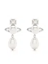 Vivienne Westwood Drop Design Faux-pearl Earrings Pair Pearl Detail