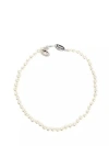 Vivienne Westwood Simonetta Pearl Necklace Jewelry Silver In Neutral