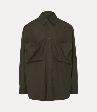 Vivienne Westwood Achilles Overshirt In Green
