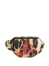 Vivienne Westwood Ada Leopard-print Belt Bag In Orange