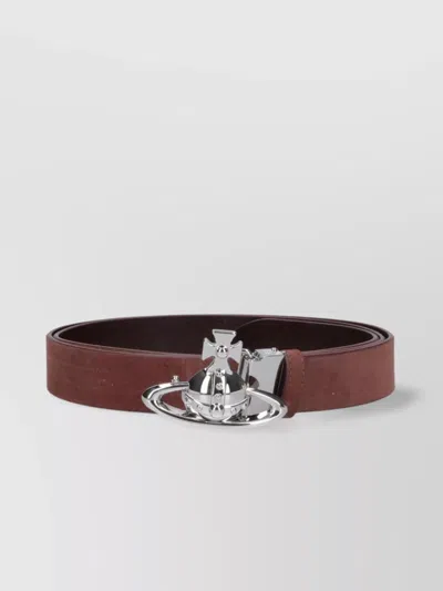 Vivienne Westwood Adjustable Length Silver-tone Buckle Belts