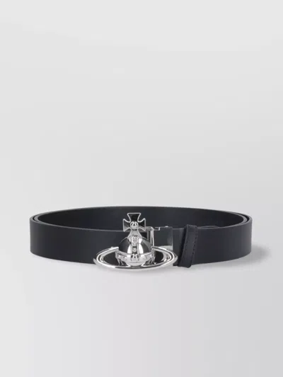 VIVIENNE WESTWOOD ADJUSTABLE LENGTH SMOOTH FINISH METALLIC BUCKLE