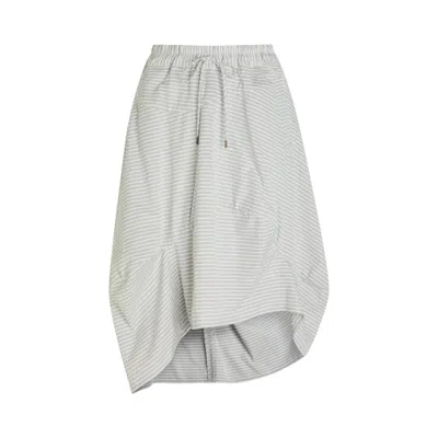 Pre-owned Vivienne Westwood Aerodrome Skirt 'thyme Stripe' | Multi-color | Women's Size 38 In Multicolor