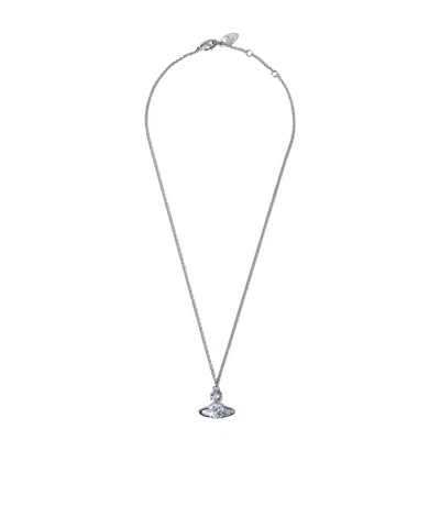 Vivienne Westwood Agnatha Bas Relief Pendant Necklace In Metallic