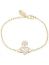 Vivienne Westwood Elegant Brass Bracelet In Gold