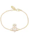 Vivienne Westwood Elegant Brass Bracelet In Gold