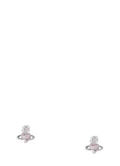 Vivienne Westwood Agnatha Earrings In Silver