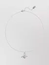 Vivienne Westwood Agnatha Pendant Necklace And Chain In Gray