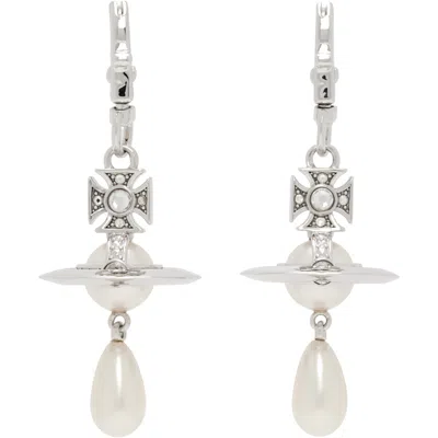 Vivienne Westwood Aïda Earrings In P543 Platinum/rose
