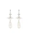 Vivienne Westwood Aleska Signature-orb Earrings In White