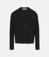 Vivienne Westwood Alex Cardigan Cotton / Cashmere Black Xxl Men