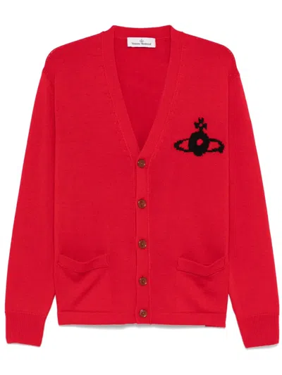 Vivienne Westwood Alex Cardigan In Red