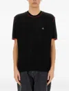 Vivienne Westwood "alex" T-shirt Contrast Trim In Black