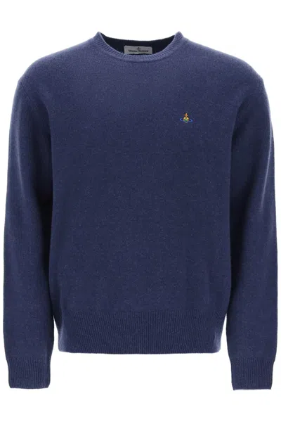 Vivienne Westwood Man Blue Wool Blend Alex Sweater