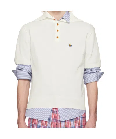 Vivienne Westwood Alex Polo In White