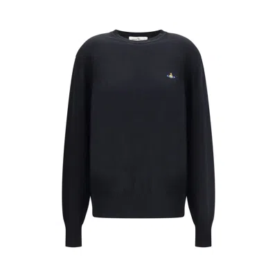 Vivienne Westwood Alex Round Neck In Black
