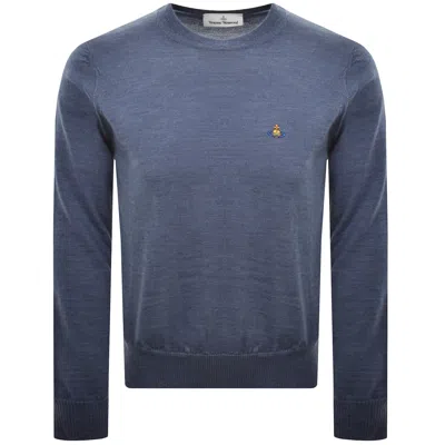 Vivienne Westwood Alex Round Neck Jumper Blue