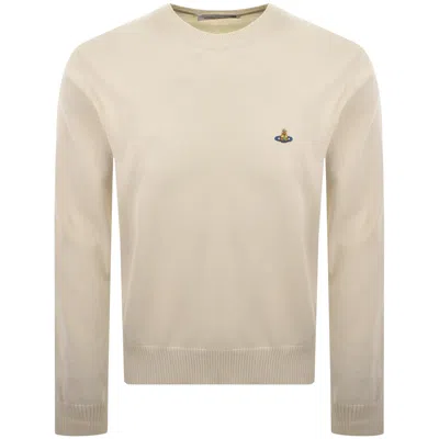 Vivienne Westwood Alex Round Neck Jumper Cream