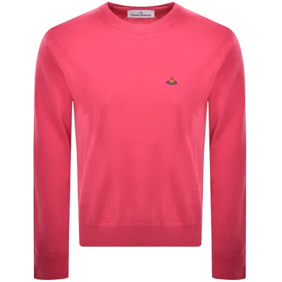 Vivienne Westwood Alex Round Neck Jumper Pink