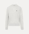 Vivienne Westwood Alex Round Neck Sweater Wool Grey Xxl Men In Gray