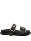Vivienne Westwood Alex Stud Sandal In Black