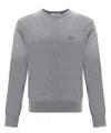 Vivienne Westwood Orb-embroidery Wool Sweater In Grey