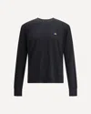 Vivienne Westwood Black Crew Necksweater With Orb Logo Embroidered On The Front In Wool Blend Man In Black
