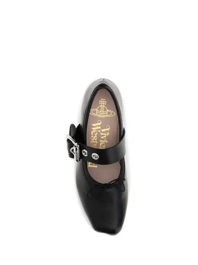 Vivienne Westwood Alice Ballerina Flat In Black