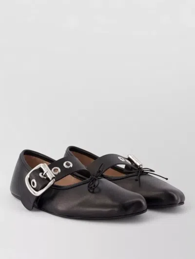 Vivienne Westwood Alice Ballerinas Bow Detail Nappa Leather In Black
