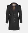 Vivienne Westwood Alien Three Button Coat In Black