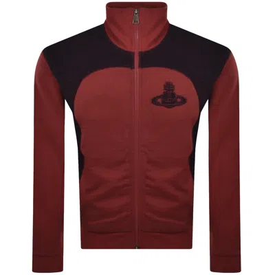 Vivienne Westwood Alien Zip-up Jacket In Red