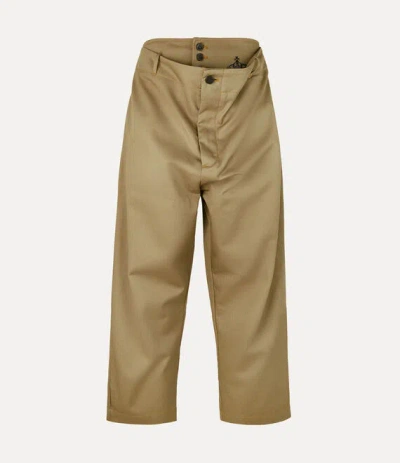 Vivienne Westwood Alien Trousers Cotton Camel Xl Unisex