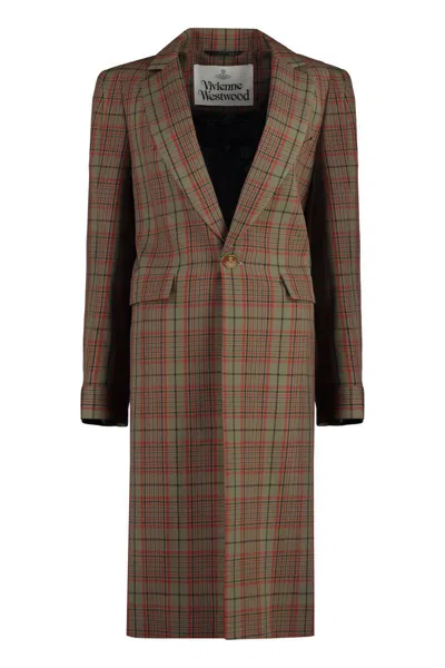 VIVIENNE WESTWOOD VIVIENNE WESTWOOD ALIEN WOOL LONG COAT