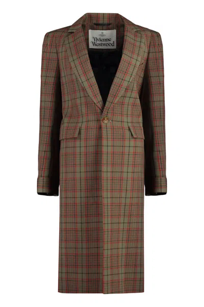 VIVIENNE WESTWOOD VIVIENNE WESTWOOD ALIEN WOOL LONG COAT