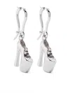 Vivienne Westwood Shoe Charm Dangle Earrings In Metallic