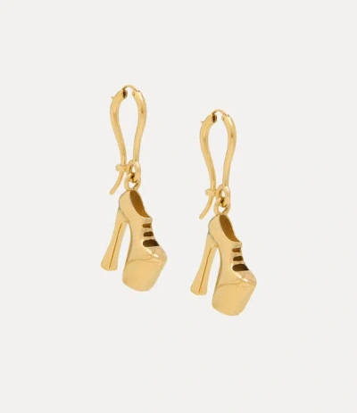 Vivienne Westwood Alienor Earrings Gold Swarovski Crystals Women