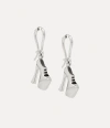 Vivienne Westwood Shoe Charm Dangle Earrings In Metallic