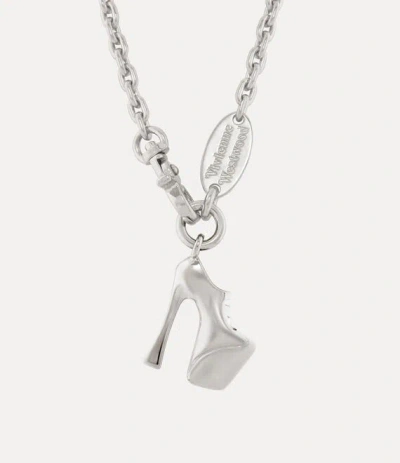 Vivienne Westwood Alienor Long Necklace Silver Women