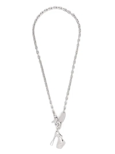 Vivienne Westwood Alienor Necklace In Metallic