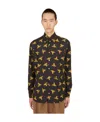 Vivienne Westwood All-over Orb-print Shirt In Black