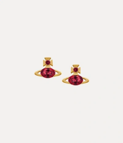 Vivienne Westwood Allie Earrings Gold Cubic Zirconia Women