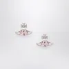 Vivienne Westwood Allie Platinum Earrings In Metallic